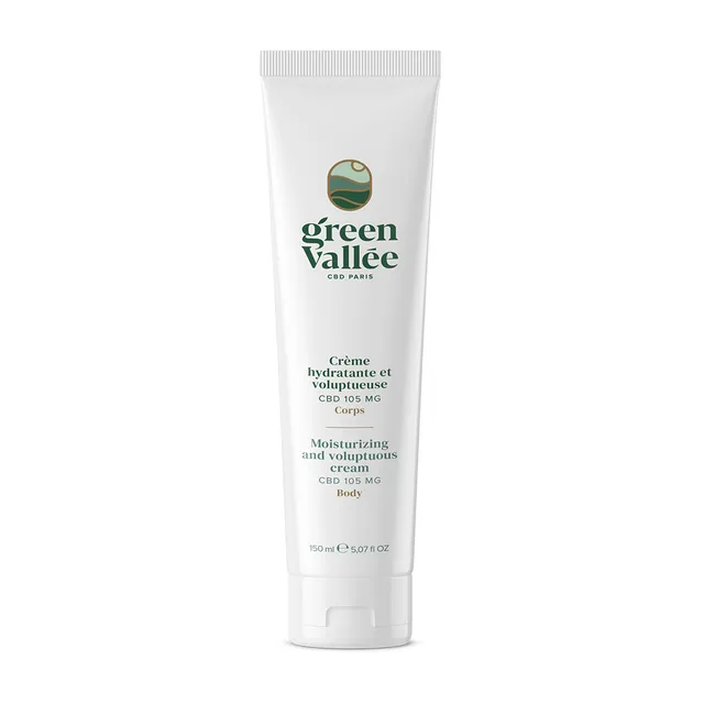 Green Vallée Cosmétiques CBD crème hydratante corps 105 mg