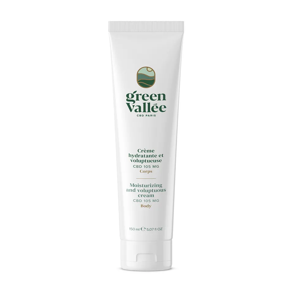 Green Vallée Cosmétiques CBD crème hydratante corps 105 mg