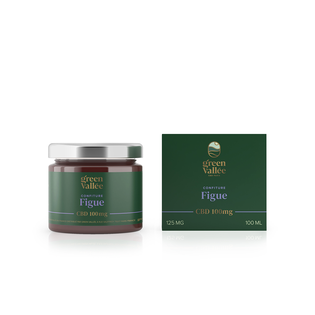 Green Vallée Confiture Figues CBD 125 g 100 mg