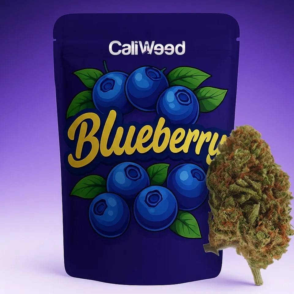 Cali Weed Blueberry Fleur CBD 5 g serre myrtille