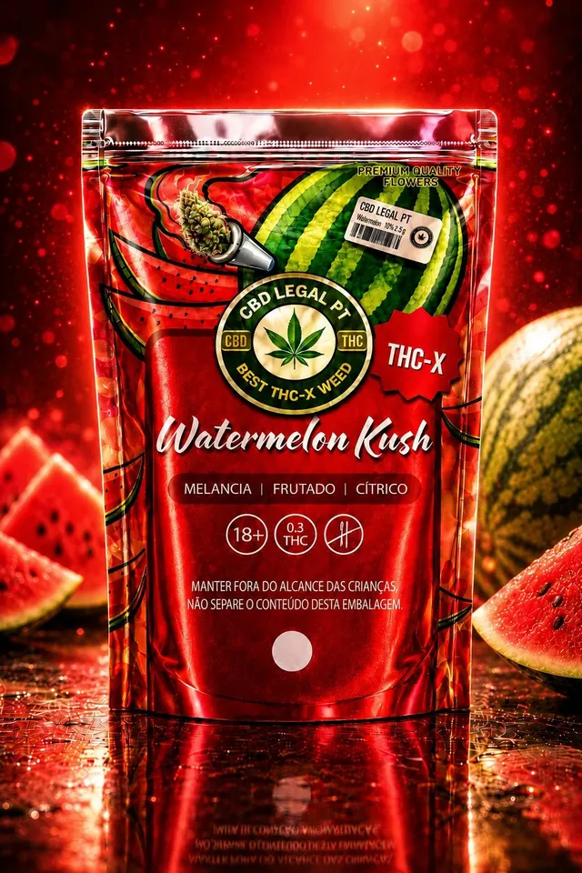 CBDLegalPT Flores Watermelon Kush fleur THC-X 3,5 g