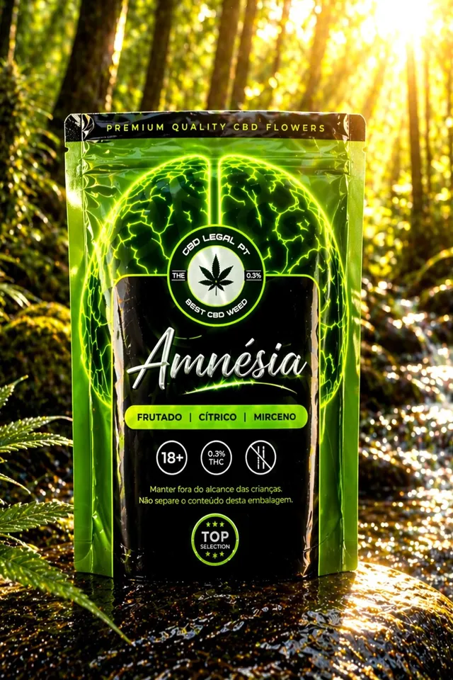CBDLegalPT Amnésia fleur CBD 1 g agrumes fruitée