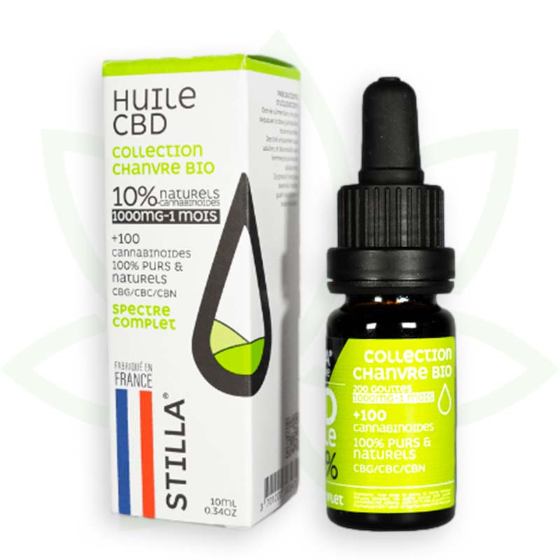 Stilla Chanvre Huile CBD 10% 10ml chanvre bio