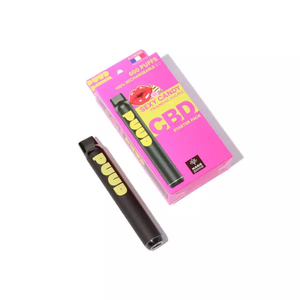 Cali Weed Candy vape CBD kit 500mg 600 bouffées
