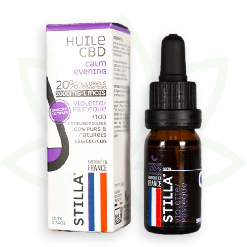 Cali Weed Stilla Calm Evening huile CBD 10% 10ml