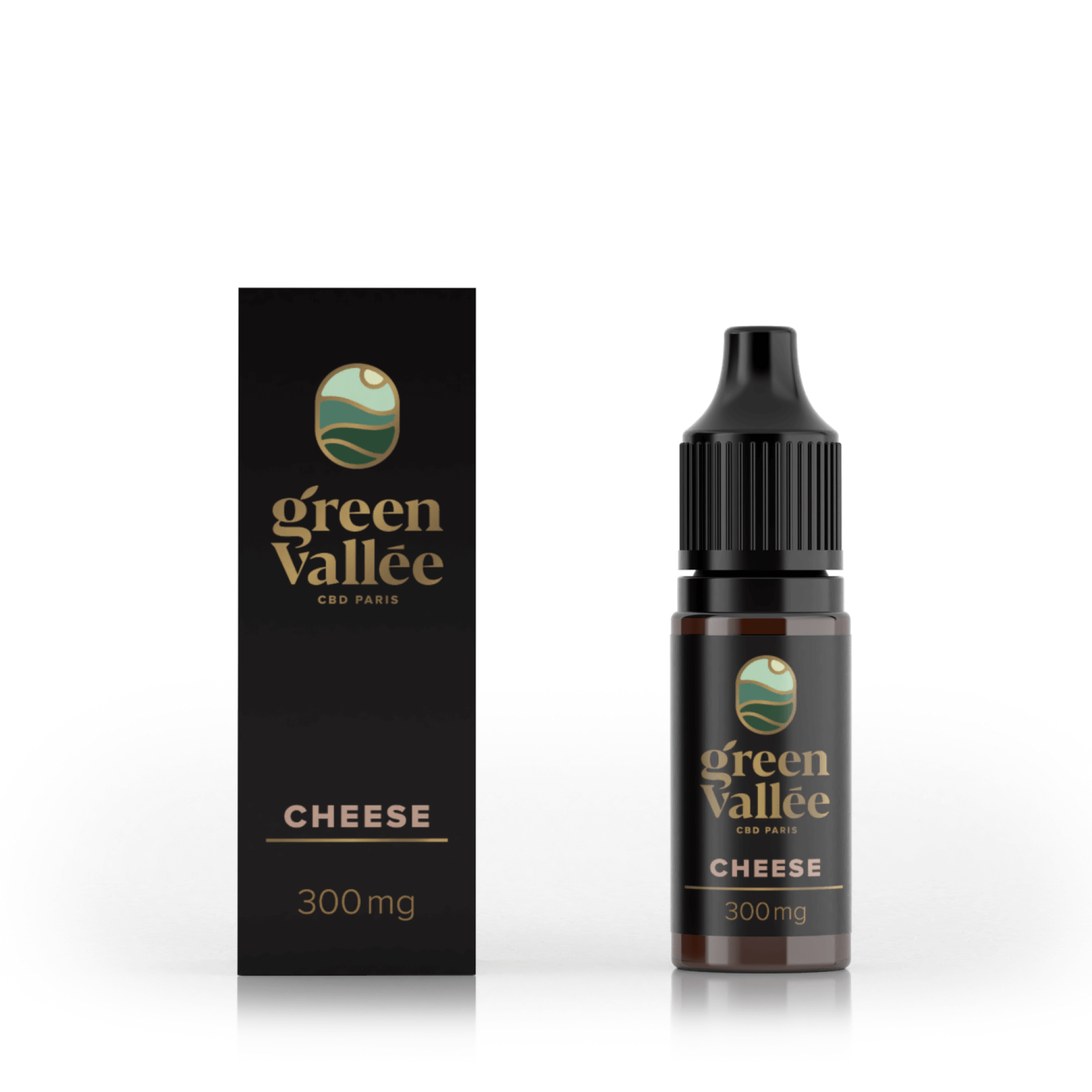 Green Vallée Cheese e-liquide CBD 300mg 10ml crémeux