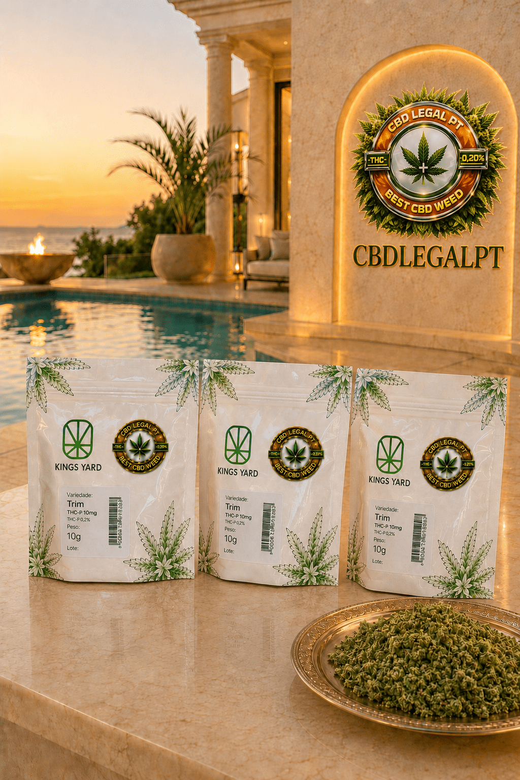CBDLegalPT Coleção Premium Trim THC-P trim 10g intense