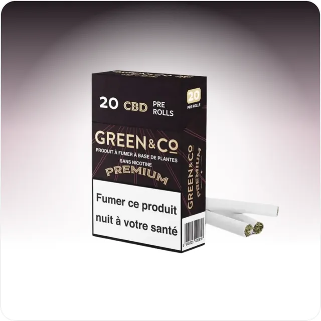 Cali Weed Cigarettes CBD Premium 20 cigarettes sans tabac