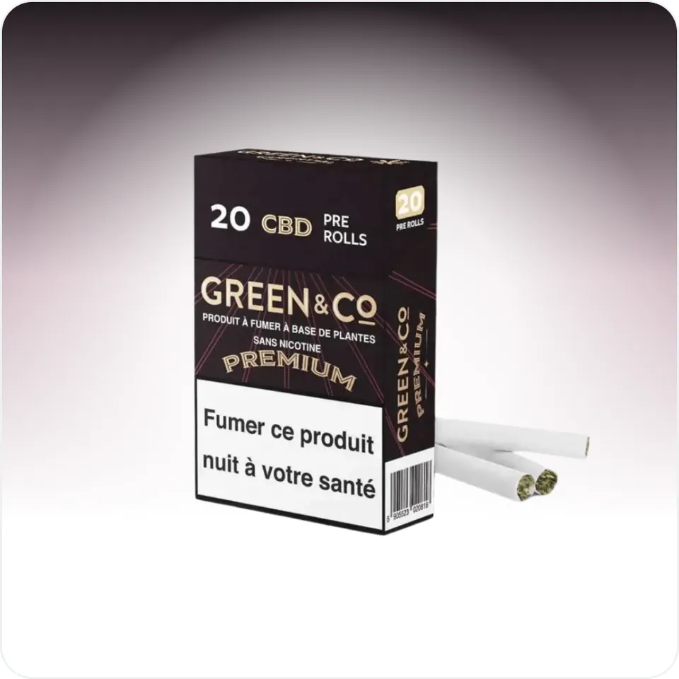 Cali Weed Cigarettes CBD Premium 20 cigarettes sans tabac