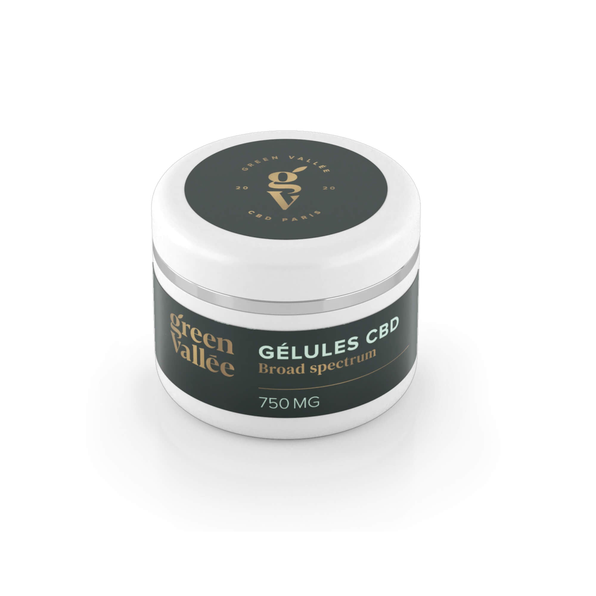 Green Vallée Gélules CBD 25 mg 30 capsules vegan