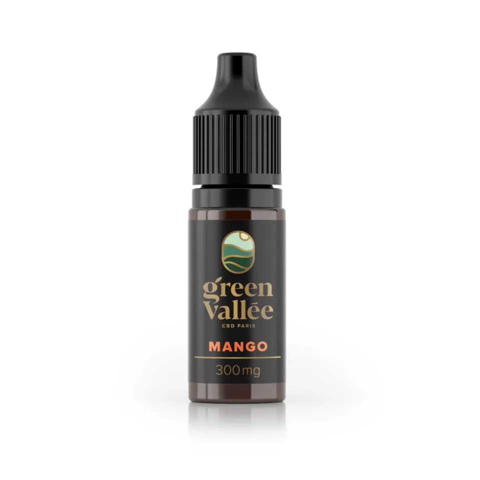 Green Vallée E-liquide Mango CBD e-liquide 10 ml 300 mg fruité