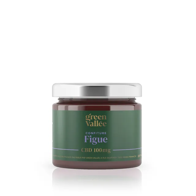 Green Vallée Confiture Figues CBD 125 g 100 mg