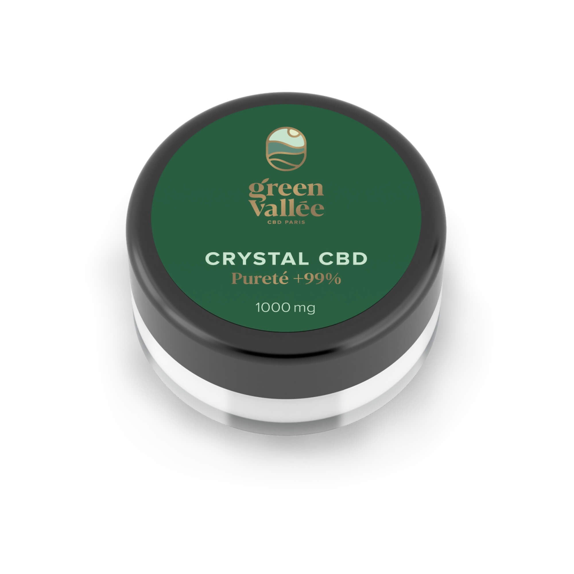 Green Vallée Cannabinoïdes Cristaux CBD 99% isolat 1000 mg