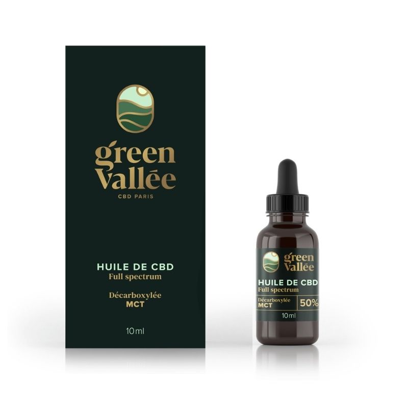 Green Vallée Huiles CBD Huile CBD 50% Full Spectrum MCT 10 ml