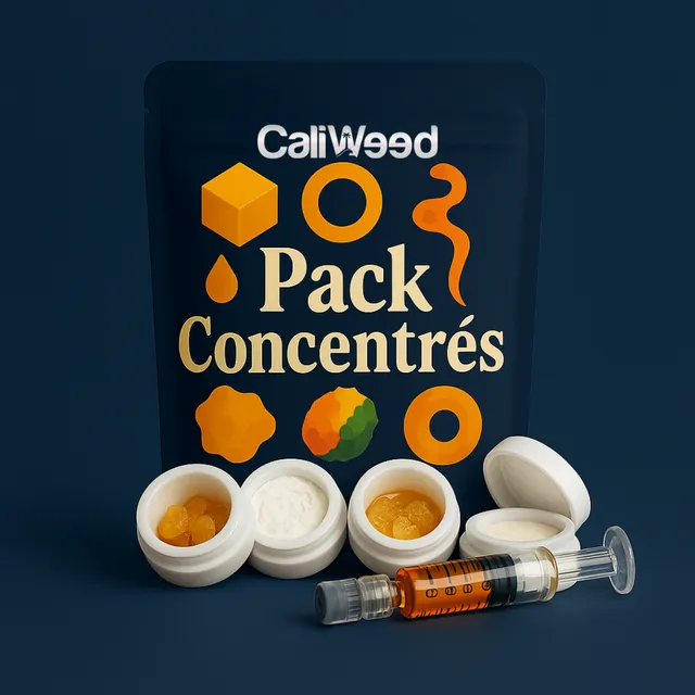 Cali Weed Pack CBD Découverte Concentrés 6 Extraits