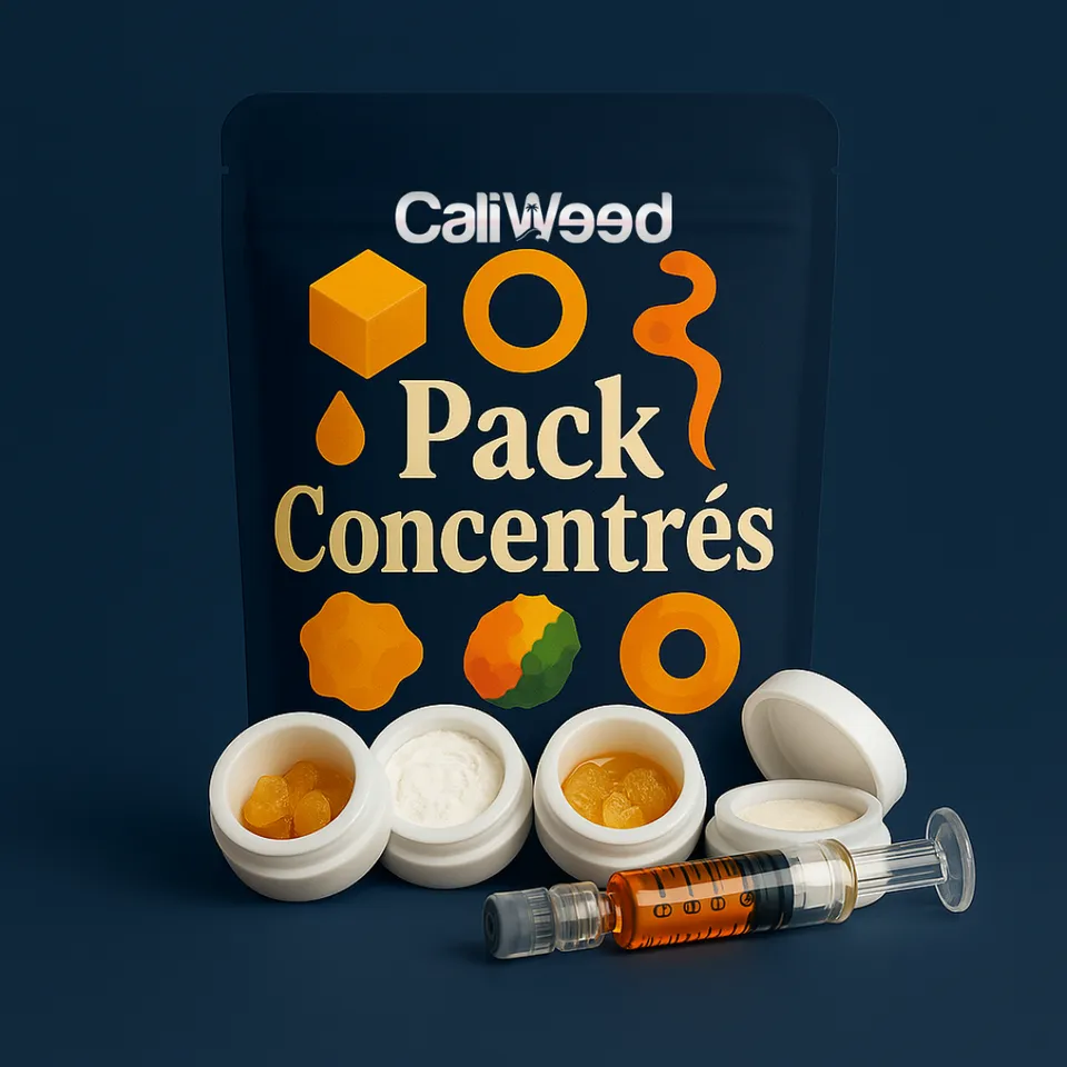 Cali Weed Pack CBD Découverte Concentrés 6 Extraits