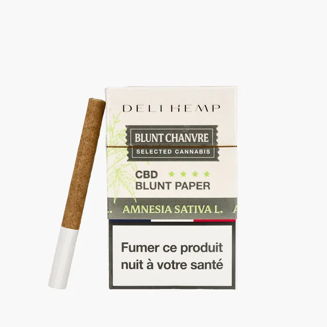 Cali Weed Cigarette CBD Amnesia blunt chanvre sans tabac