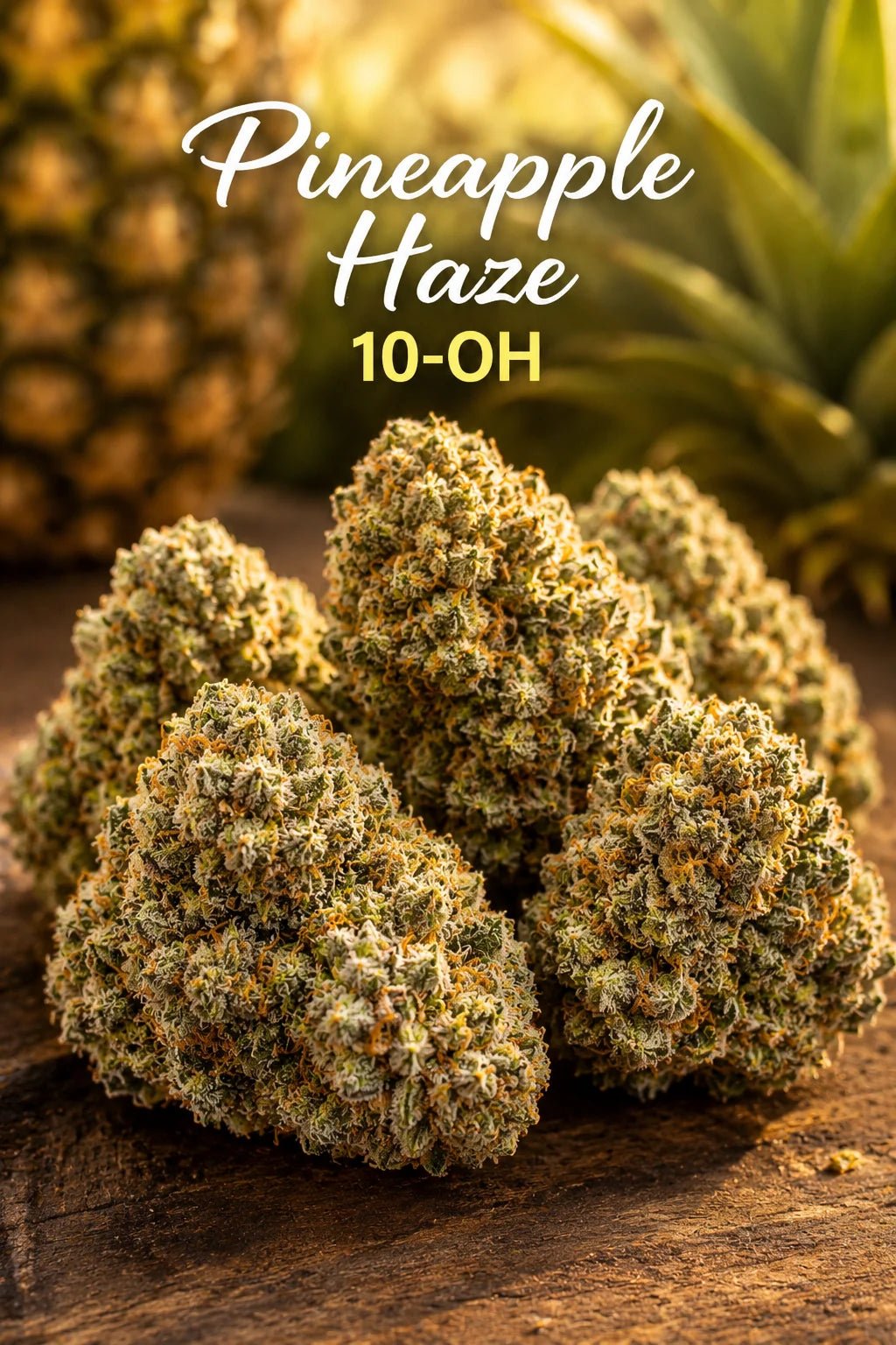 CBDLegalPT Collection 10-OH Pineapple Haze Fleur 50g Ananas