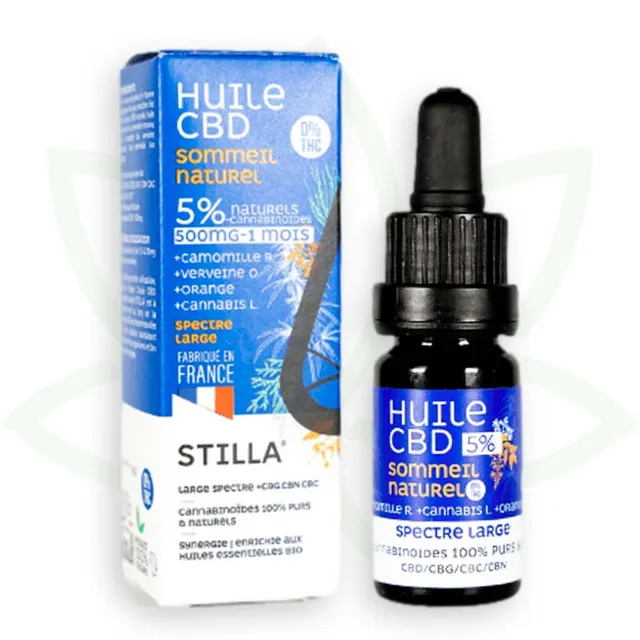 Stilla Sommeil Naturel huile CBD 5% 10ml camomille