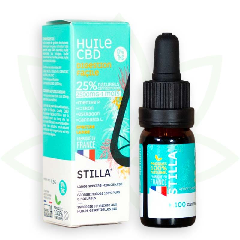 Stilla Digestion Facile huile CBD 5% 10 ml menthe citron