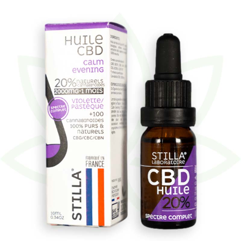 Cali Weed Stilla Calm Evening huile CBD 10% 10ml