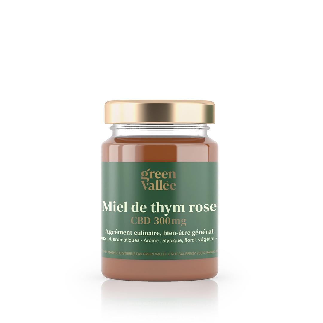 Green Vallée Miel Thym Rose CBD 300 mg 125 g