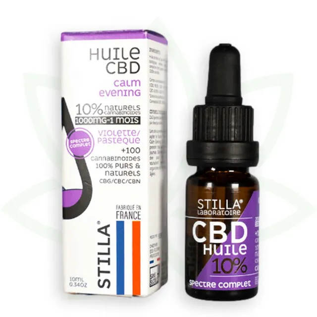 Cali Weed Stilla Calm Evening huile CBD 10% 10ml