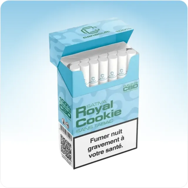 Cali Weed Royal Cookie Cigarettes CBD cookie sans tabac