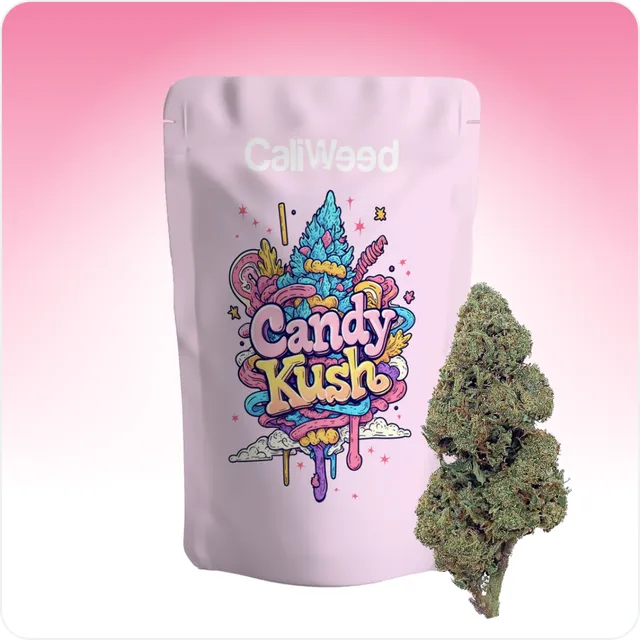 Cali Weed Candy Kush fleur CBD 2,5 g indoor sucrée