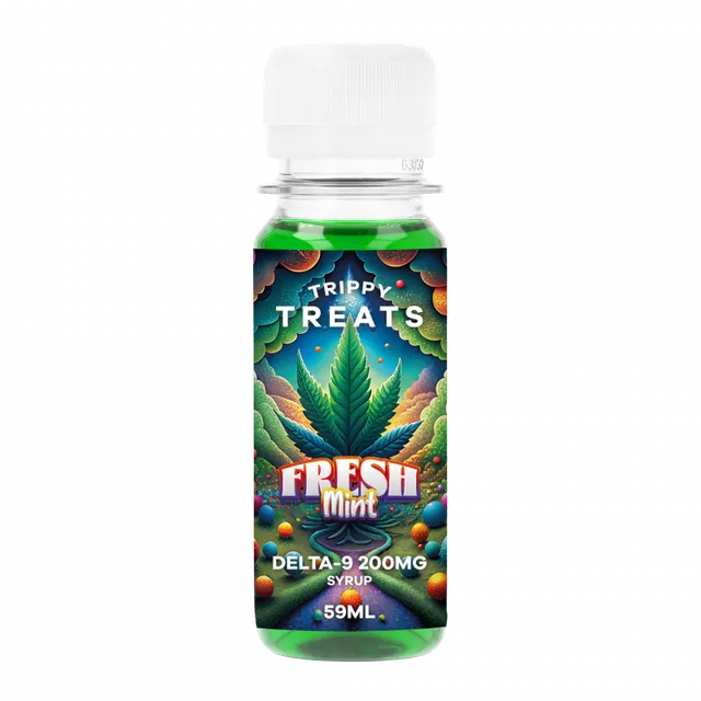 Cali Weed Sirops THC Menthe sirop 200 mg menthe fraîche