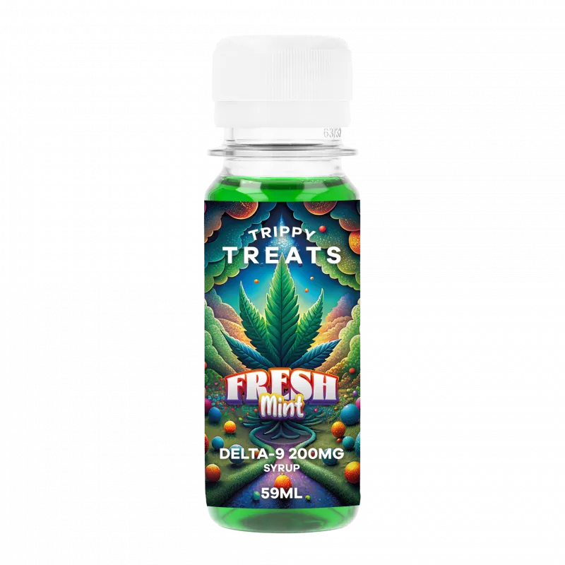 Cali Weed Sirops THC Menthe sirop 200 mg menthe fraîche