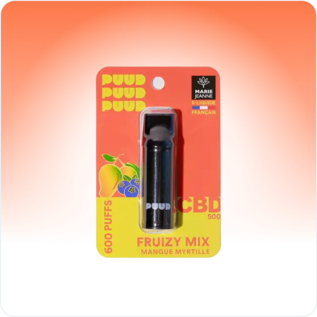 Cali Weed Cartouches CBD Fruity 2 ml mangue myrtille