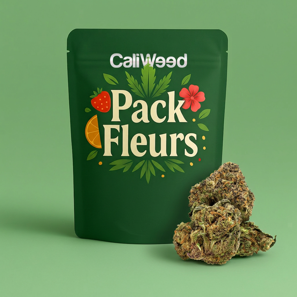 Cali Weed Pack CBD fleurs découverte 15g 5 variétés