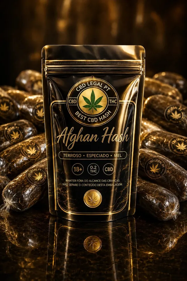 CBDLegalPT Afghan hash CBD 1 g résineux 25% CBD
