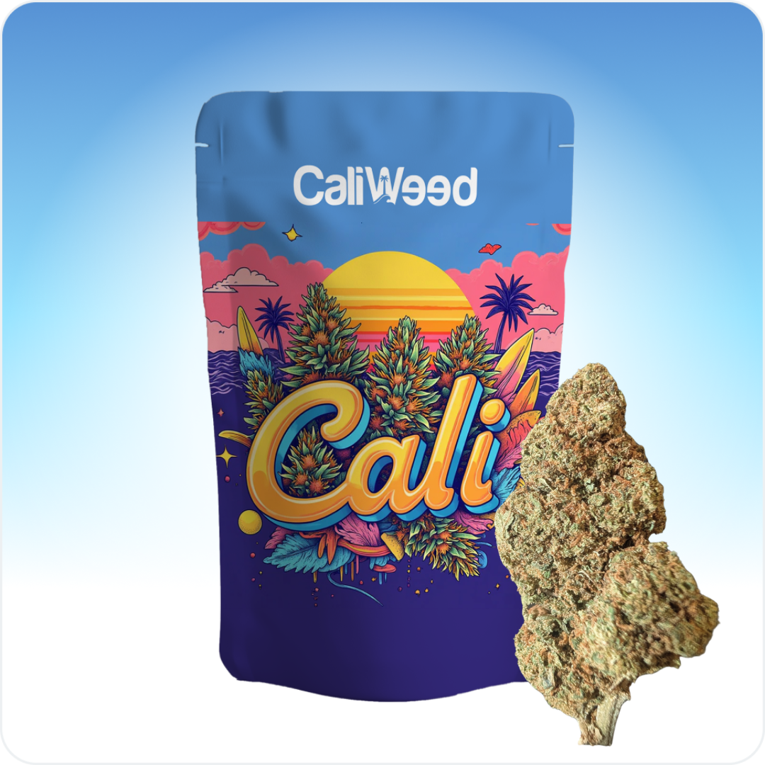 Cali Weed Cali Grape CBD fleur indoor 5G raisin sucrée