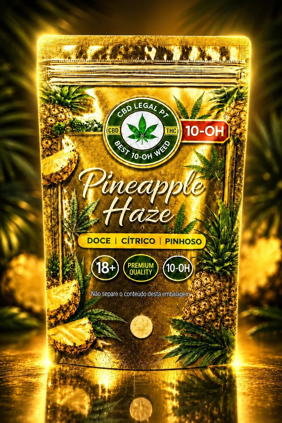 CBDLegalPT Collection 10-OH Pineapple Haze Fleur 50g Ananas