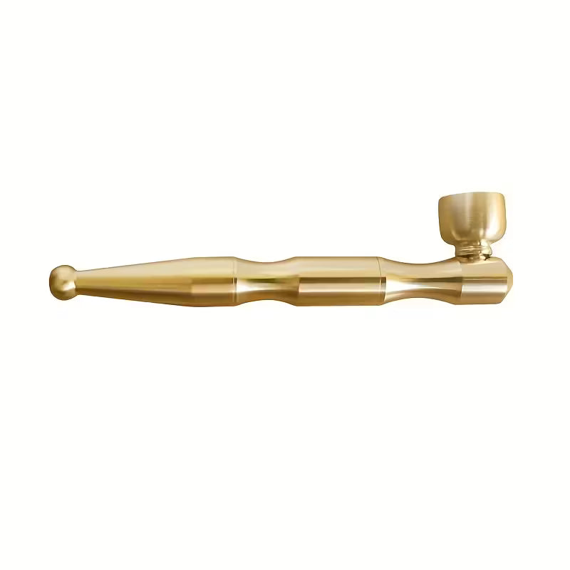 CBDLegalPT Parafernalia Pipe Gold Herbe Compacte