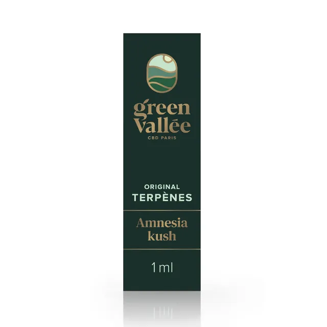 Green Vallée Amnesia Kush Terpènes CBD 1 ml naturel