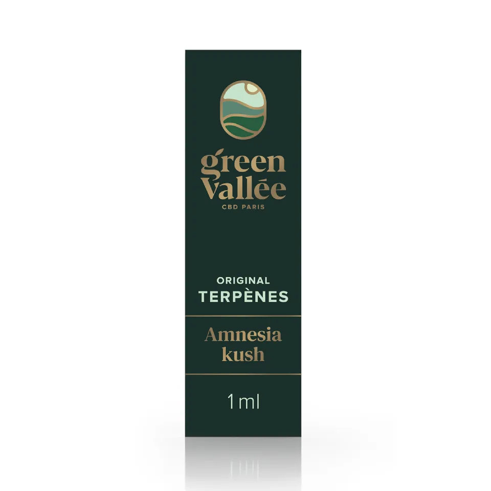 Green Vallée Amnesia Kush Terpènes CBD 1 ml naturel