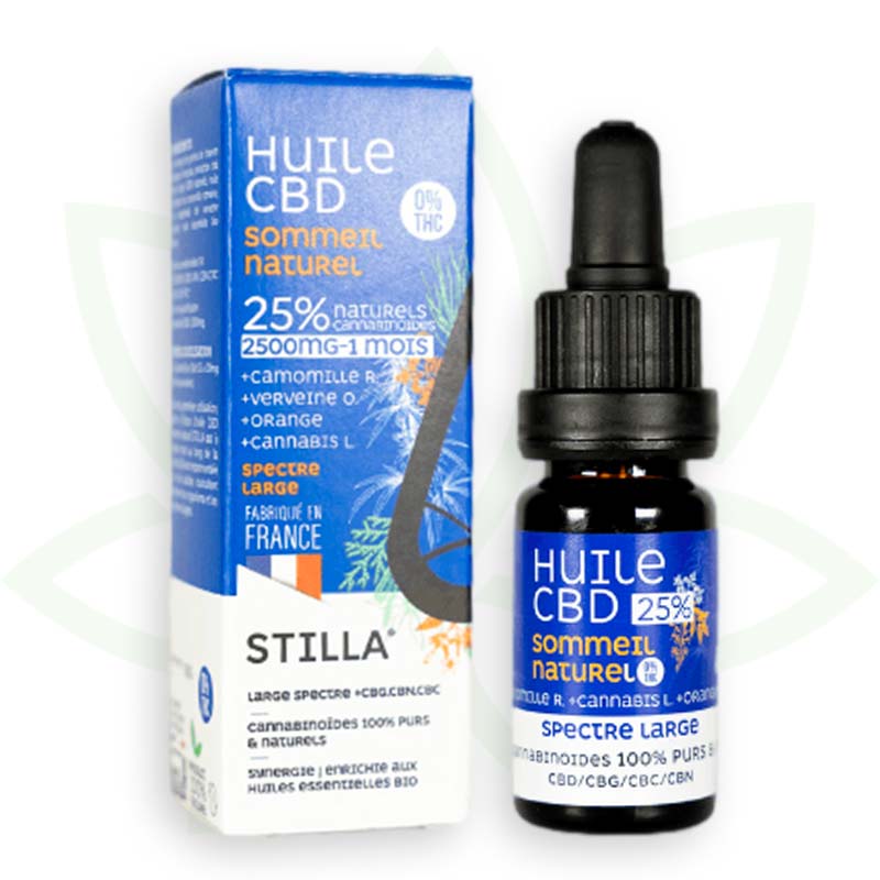 Stilla Sommeil Naturel huile CBD 5% 10ml camomille