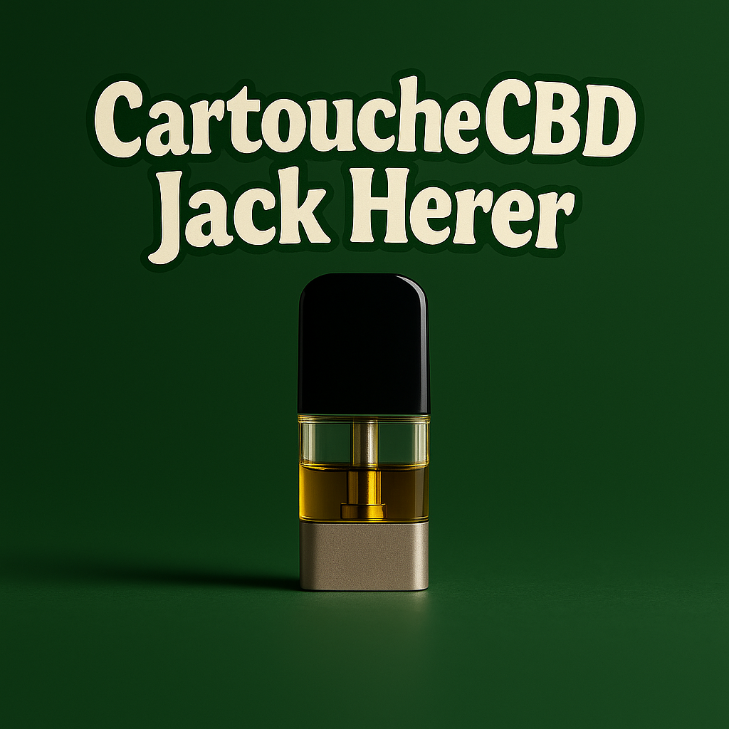 Cali Weed Cartouches CBD Jack Herer cartouche 1 ml boisee