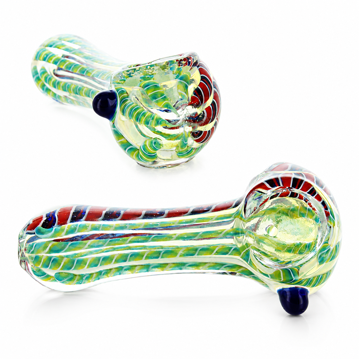 Green Vallée Pipe verre borosilicate artisanale colorée