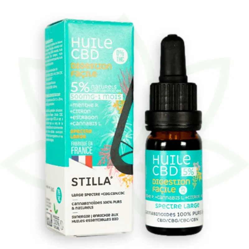 Stilla Digestion Facile huile CBD 5% 10 ml menthe citron