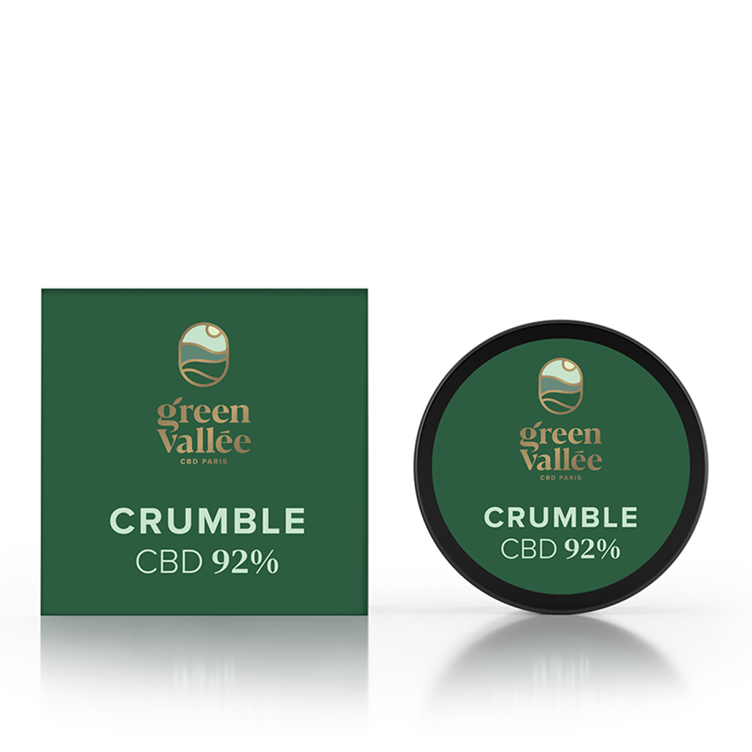 Green Vallée Cannabinoïdes Crumble CBD 92% Full Spectrum 1000 mg
