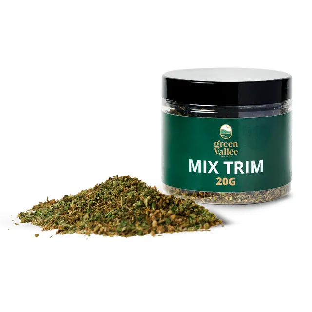 Green Vallée Mix Trim Fleur CBD 20g 8-9% varié
