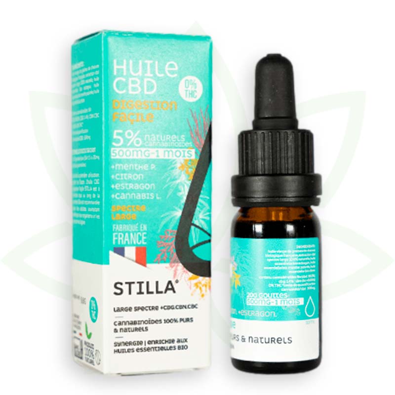 Stilla Digestion Facile huile CBD 5% 10 ml menthe citron