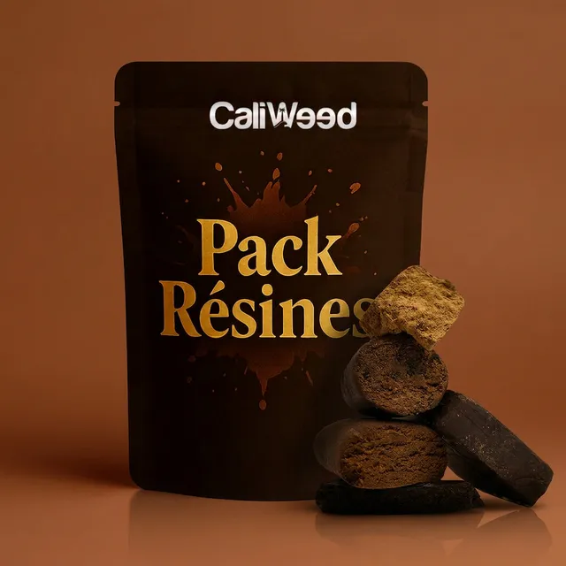 Cali Weed Pack CBD résine découverte 12,5g 5 variétés