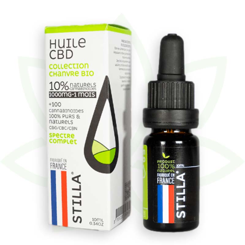 Stilla Chanvre Huile CBD 10% 10ml chanvre bio