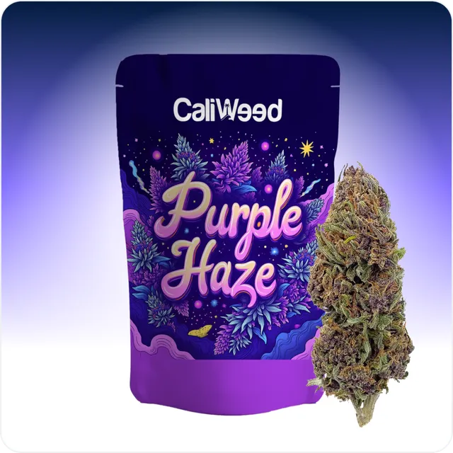Cali Weed Fleurs de CBD Purple Haze fleur 5 g hybride 10%