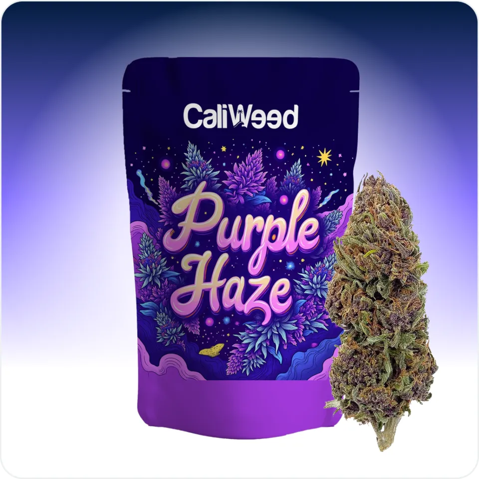 Cali Weed Fleurs de CBD Purple Haze fleur 5 g hybride 10%